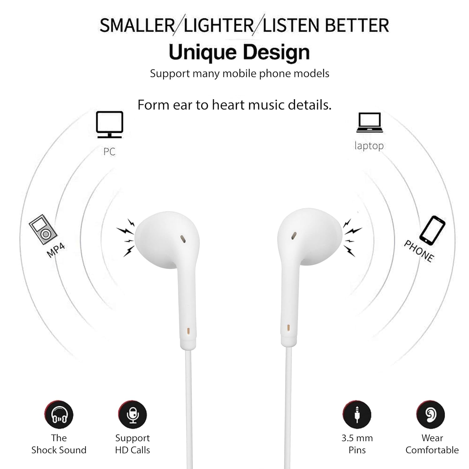 Hitage EB-13 Stereo Color Bass Series Earphone Wired Headset