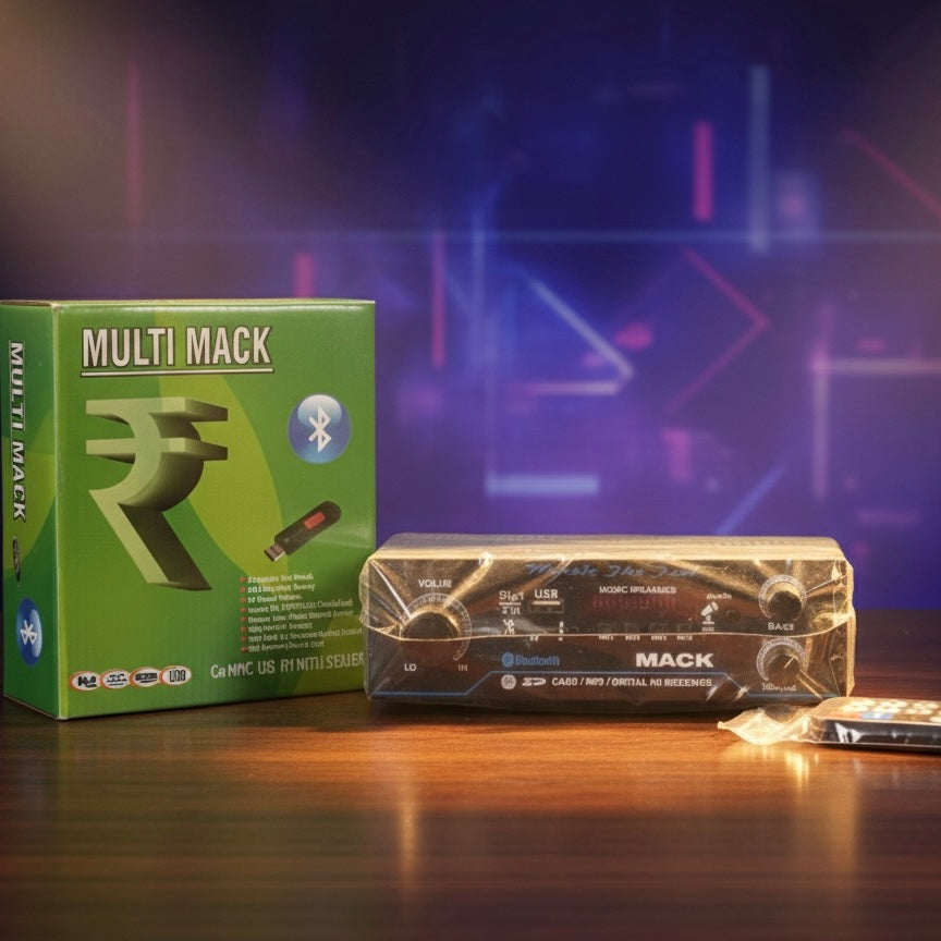 MULTI MACK Bluetooth Digital FM Receiver with USB & SD Card Support